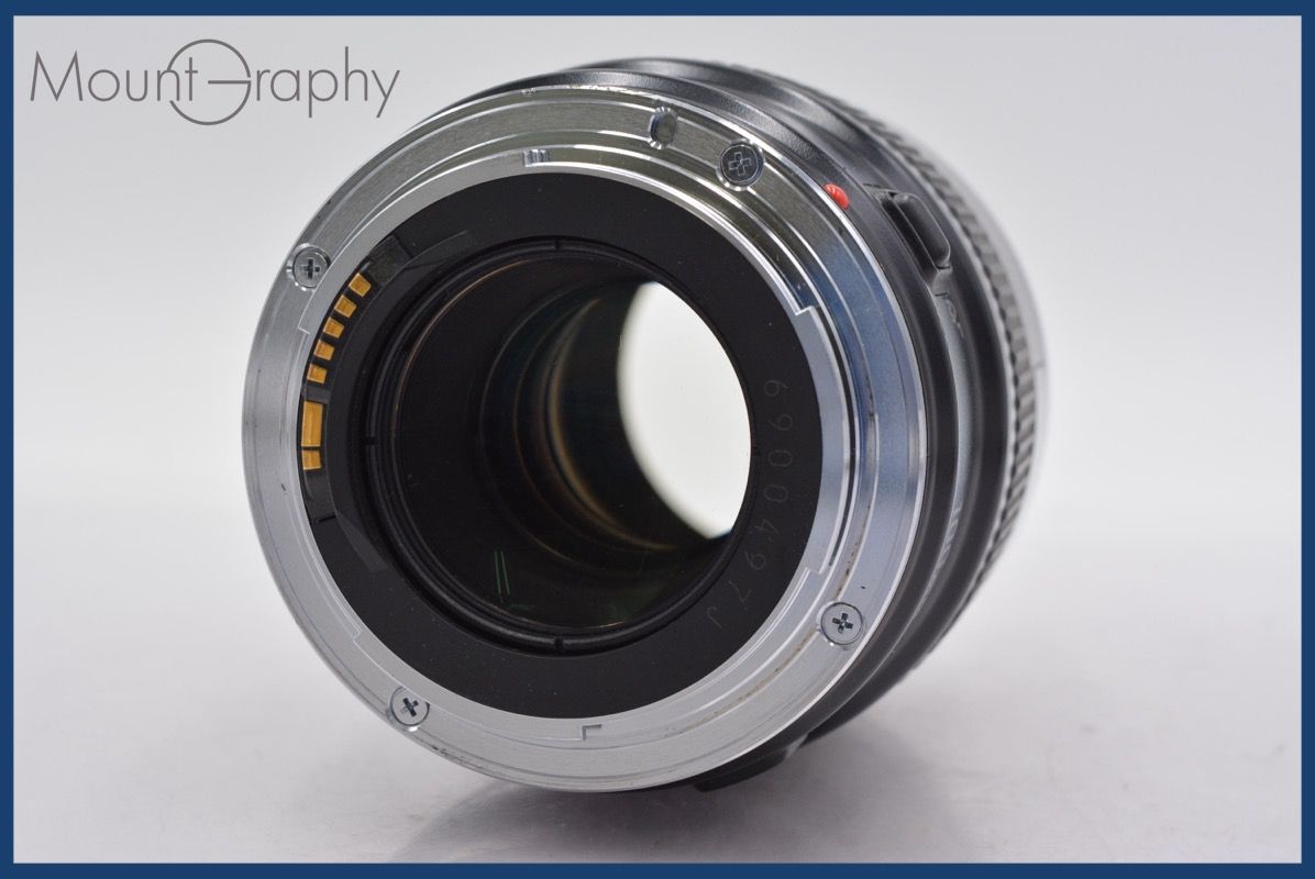  上 キヤノン Canon EF 100 mm F 2 8 前後キャップ レンズフィルター付 同梱可 mj 5516 その他 カメラ