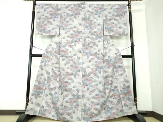 平和屋着物●小千谷紬　草花文　正絹　逸品　未使用　DAAS3834ps 平和屋着物○小千谷紬 草花文 正絹 逸品 未使用 DAAS3834ps - メルカリ