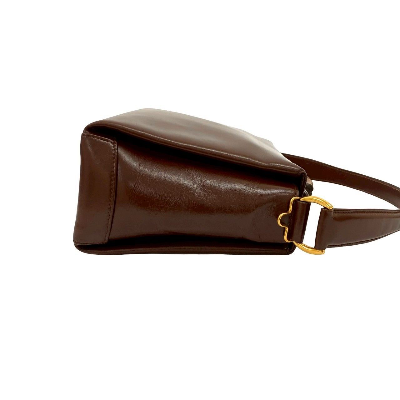 極 美品 GUCCI グッチ オールドグッチ ターンロック バンブー