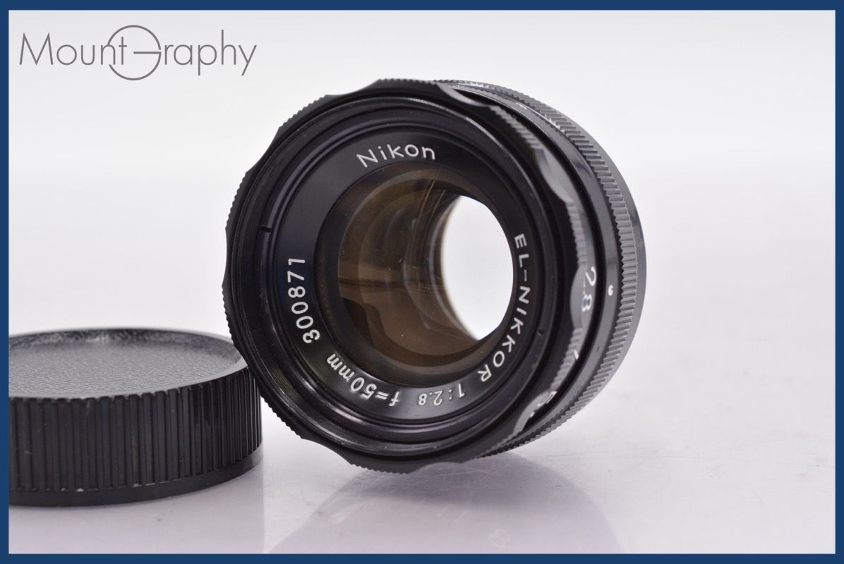 ニコン Nikon EL-NIKKOR 50mm F2.8 後キャップ付 完動 同梱可 mj5245