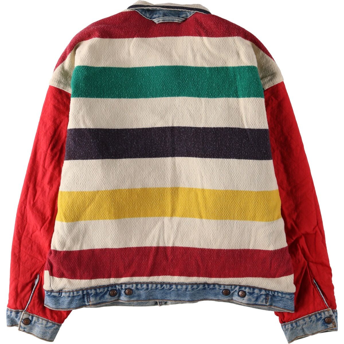 古着 90年代 リーバイス Levi's 70617-0291 ボーダー柄 リバーシブル