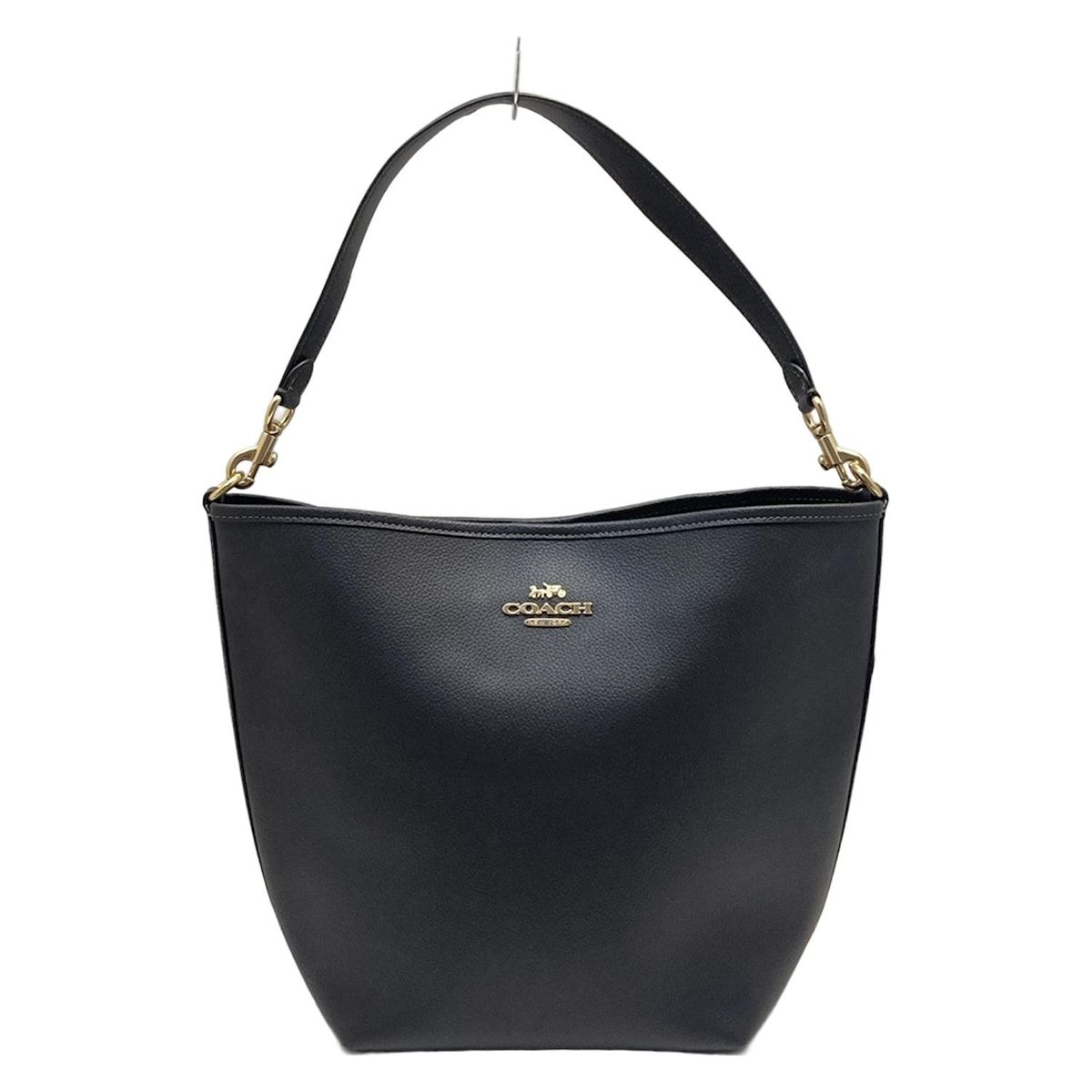 COACH(コーチ) ショルダーバッグ美品 - CT803 黒 レザー - メルカリ