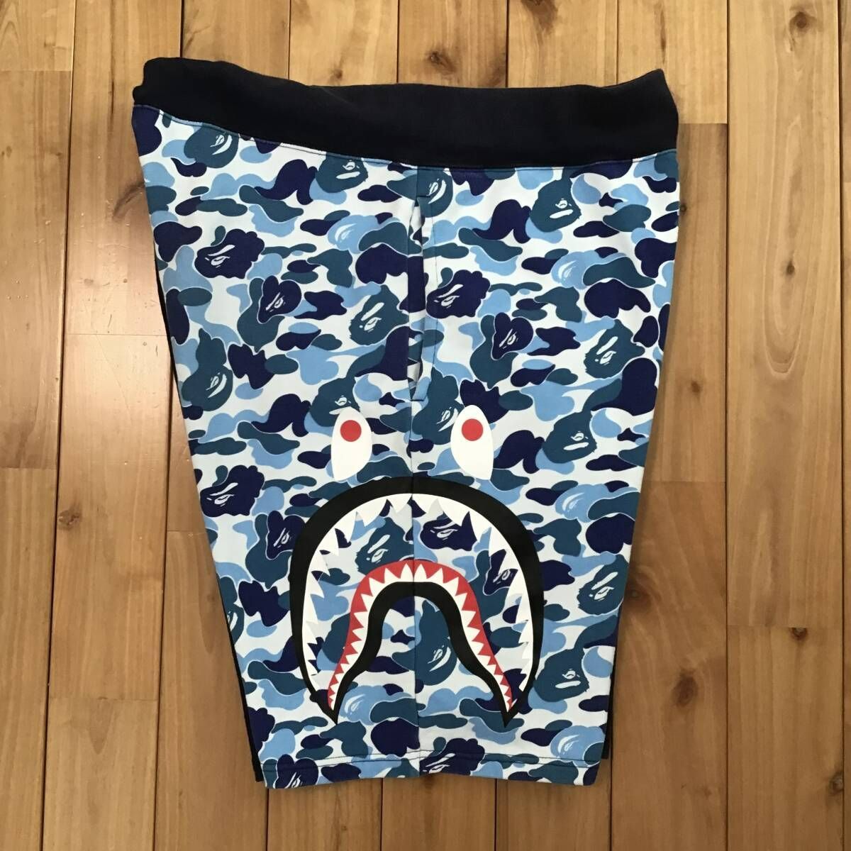 L サイズ bape ape スウェットパンツ ハーフパンツ シャーク abc ☆2XL☆ ABC camo side シャーク スウェットハーフパンツ a bathing