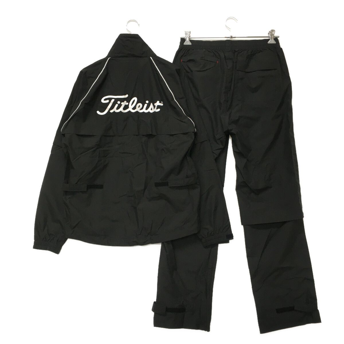 メンズ タイトリスト Titleist レインウエア LL 黒 ブラック 2WAY 上下