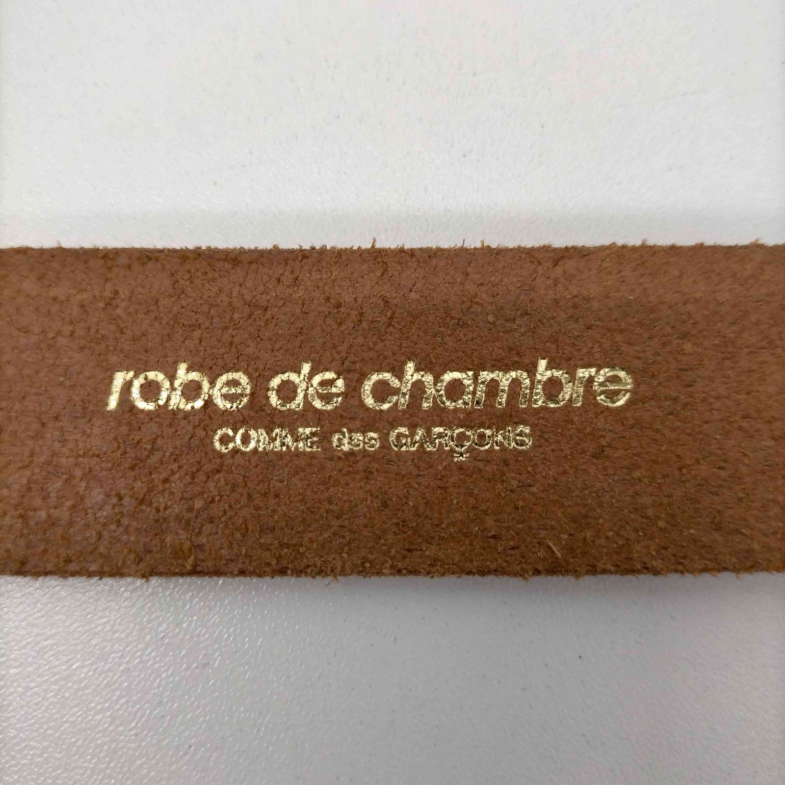 robe de chambre  コムデギャルソン レザーベルト ガチャベルト ローブドシャンブル コムデギャルソンrobe de chambre COMME des