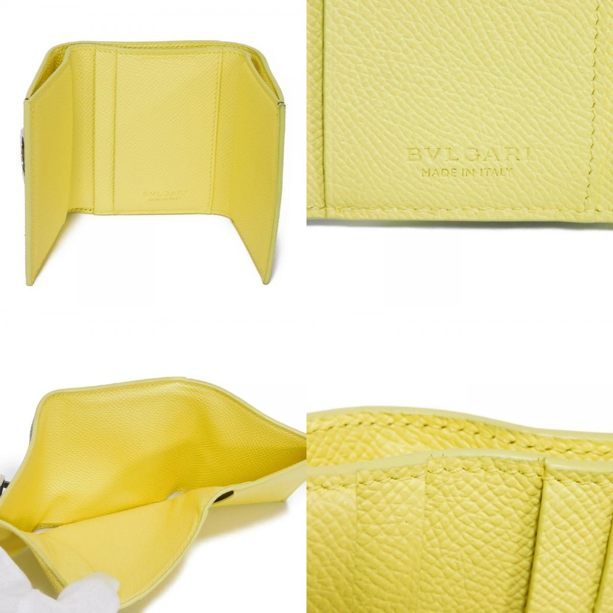 BVLGARI ブルガリ スリム コンパクト ウォレット スナップボタン  