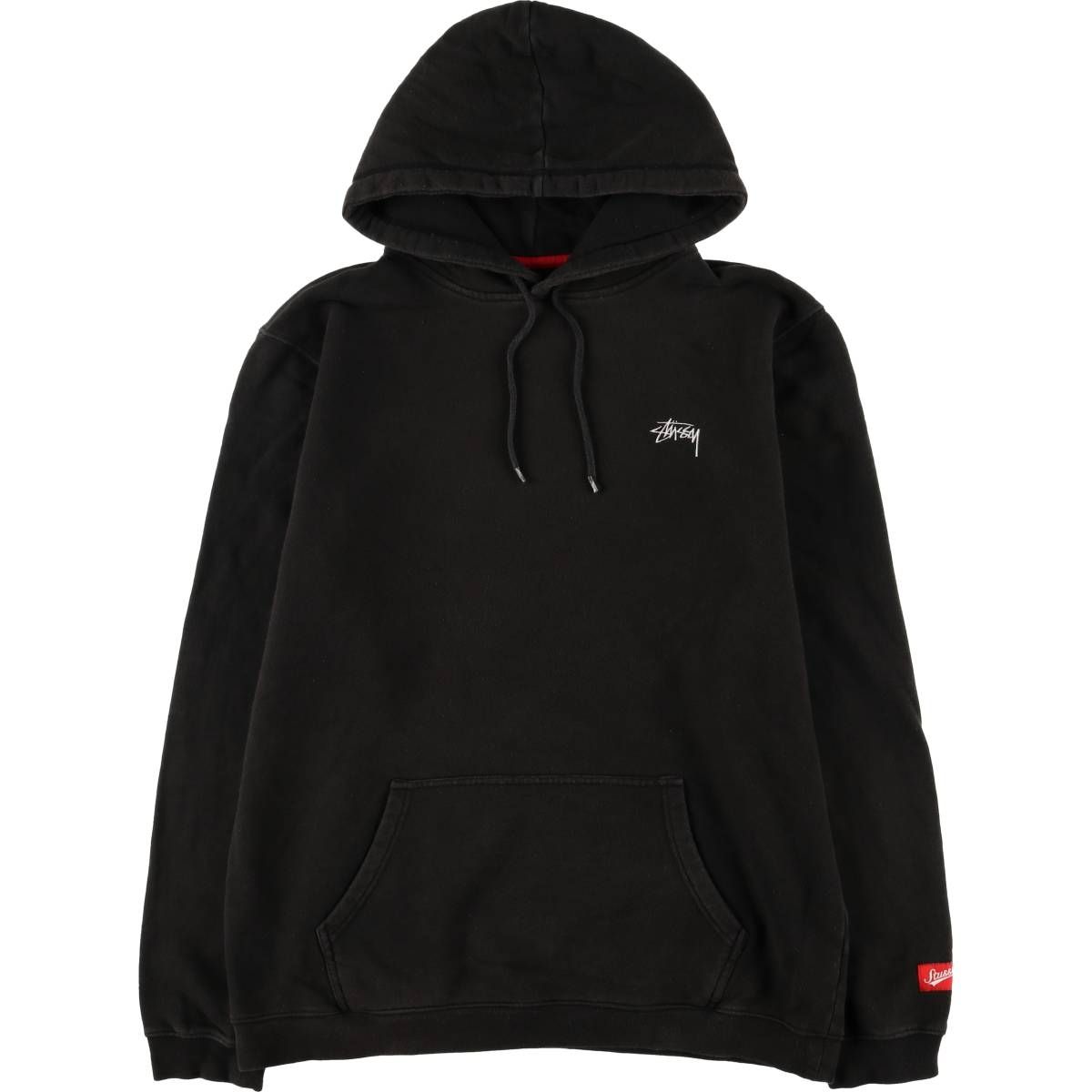 kor様✨ 古着 ステューシー STUSSY スウェットプルオーバーパーカー メンズXL