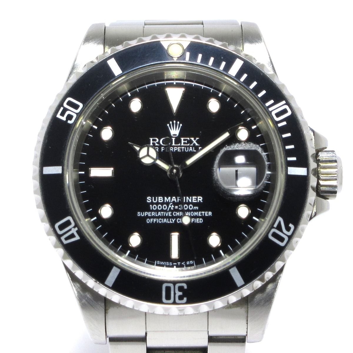 ロレックス サブマリーナ 青サブ 掛け時計 日付拡大鏡あり ロレックス