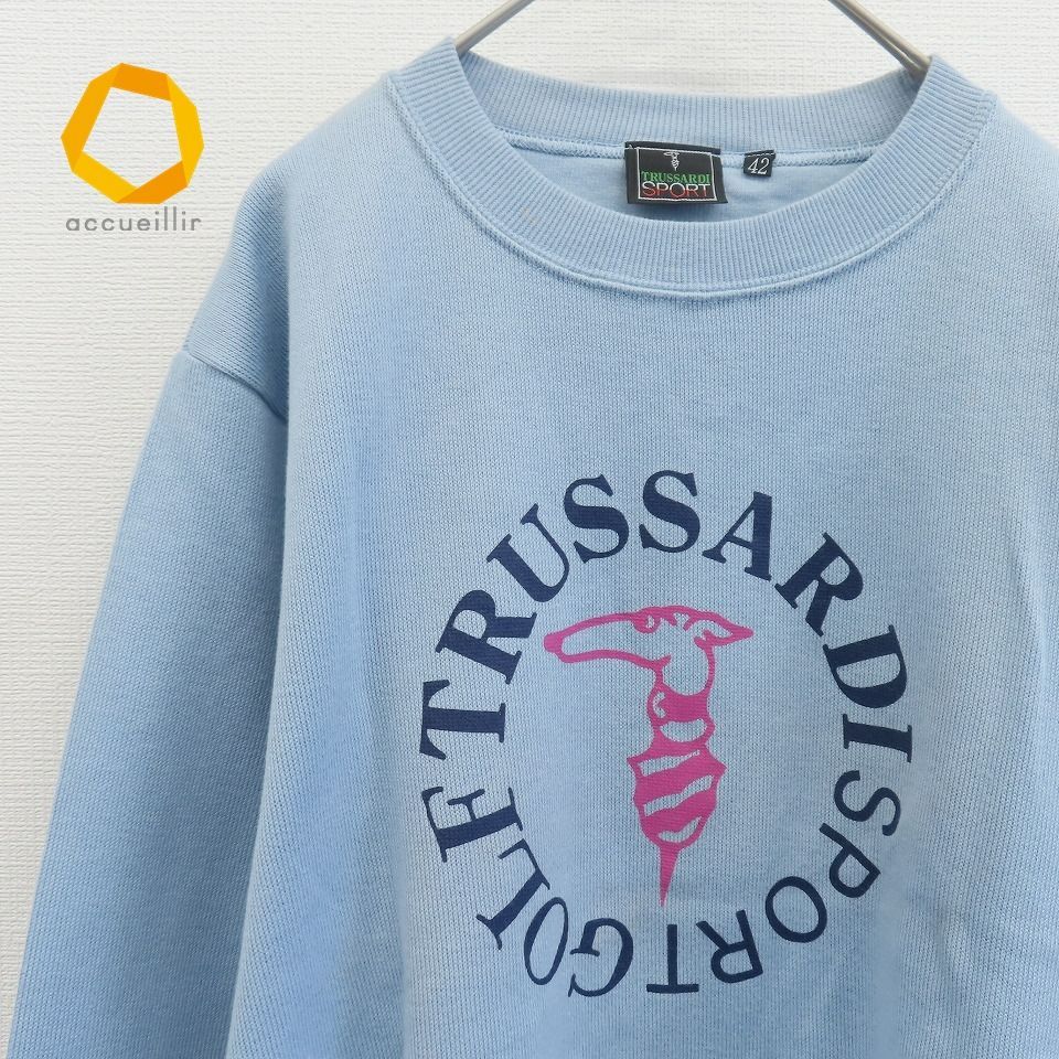 トラサルディ TRUSSARDI SPORT ヴィンテージ トレーナー スウェット