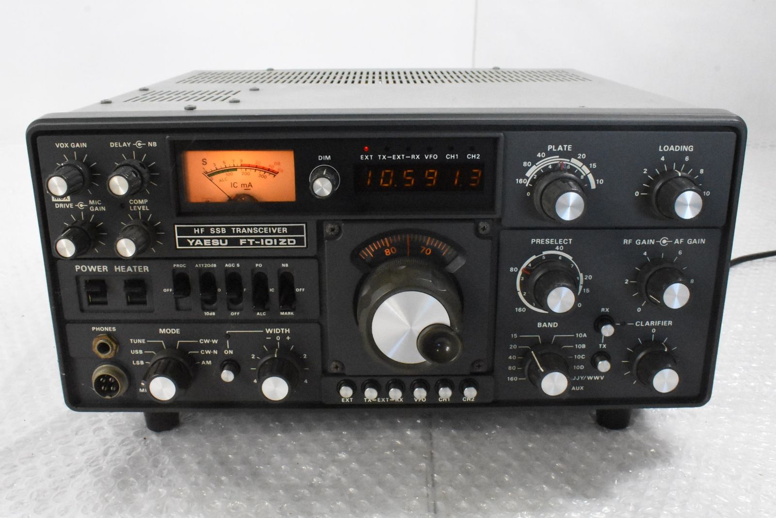 値下げYAESU FT-101ZD HF SSBトランシーバー YAESU FT-101ZD HF SSB Transceiver Junk No Test | eBay
