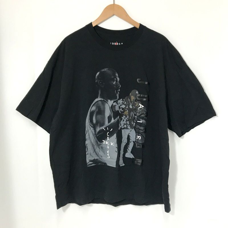 NIKE × JORDAN × travis scott コラボ Tシャツ 美品 半袖 NIKE × JORDAN × travis scott コラボ Tシャツ 美品 半袖