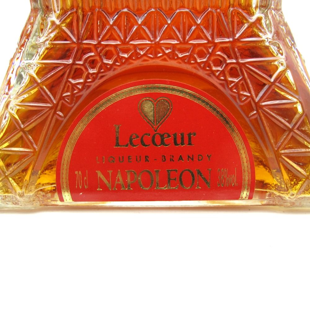 ブランデー LECOEUR ルクール ナポレオン NAPOLEON エッフェル塔 700ml 38% 洋酒 古酒 未開栓 - メルカリ