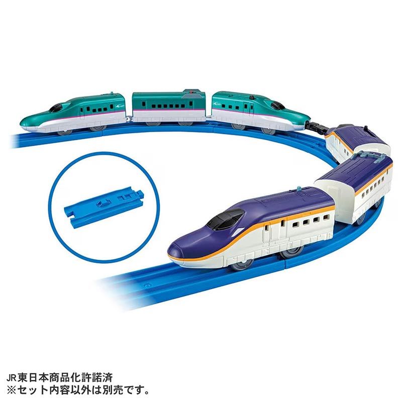 模型・プラモデル E8系新幹線&E5系新幹線 ガチャッと連結セット