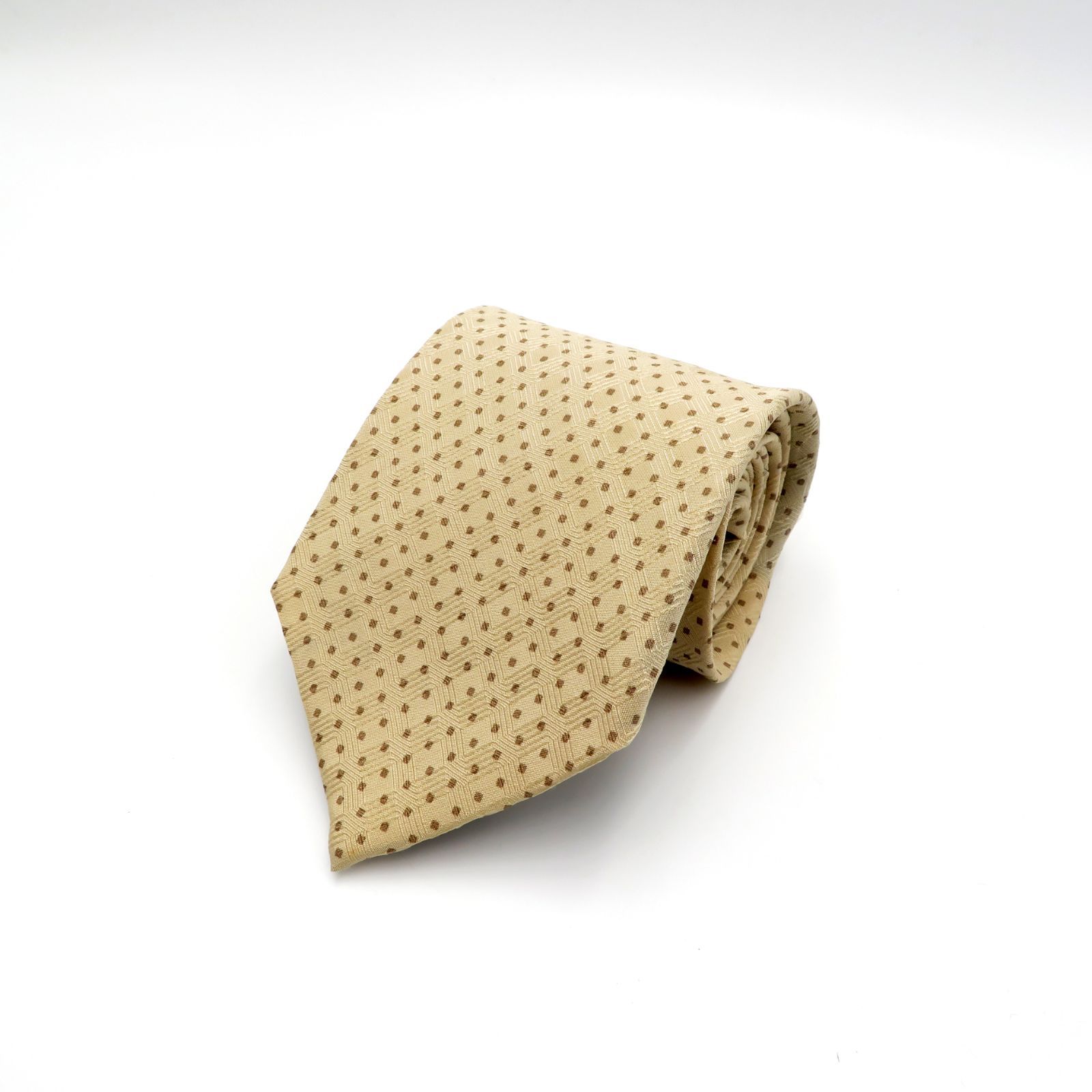 GUCCI グッチ ネクタイ 100％ シルク ドット柄 gucci【中古