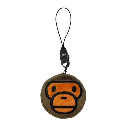 A BATHING APE アベイシングエイプ ベイビー マイロ キーリング ブラウン