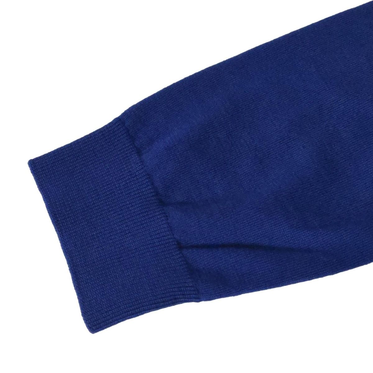 ブルー クルーネック