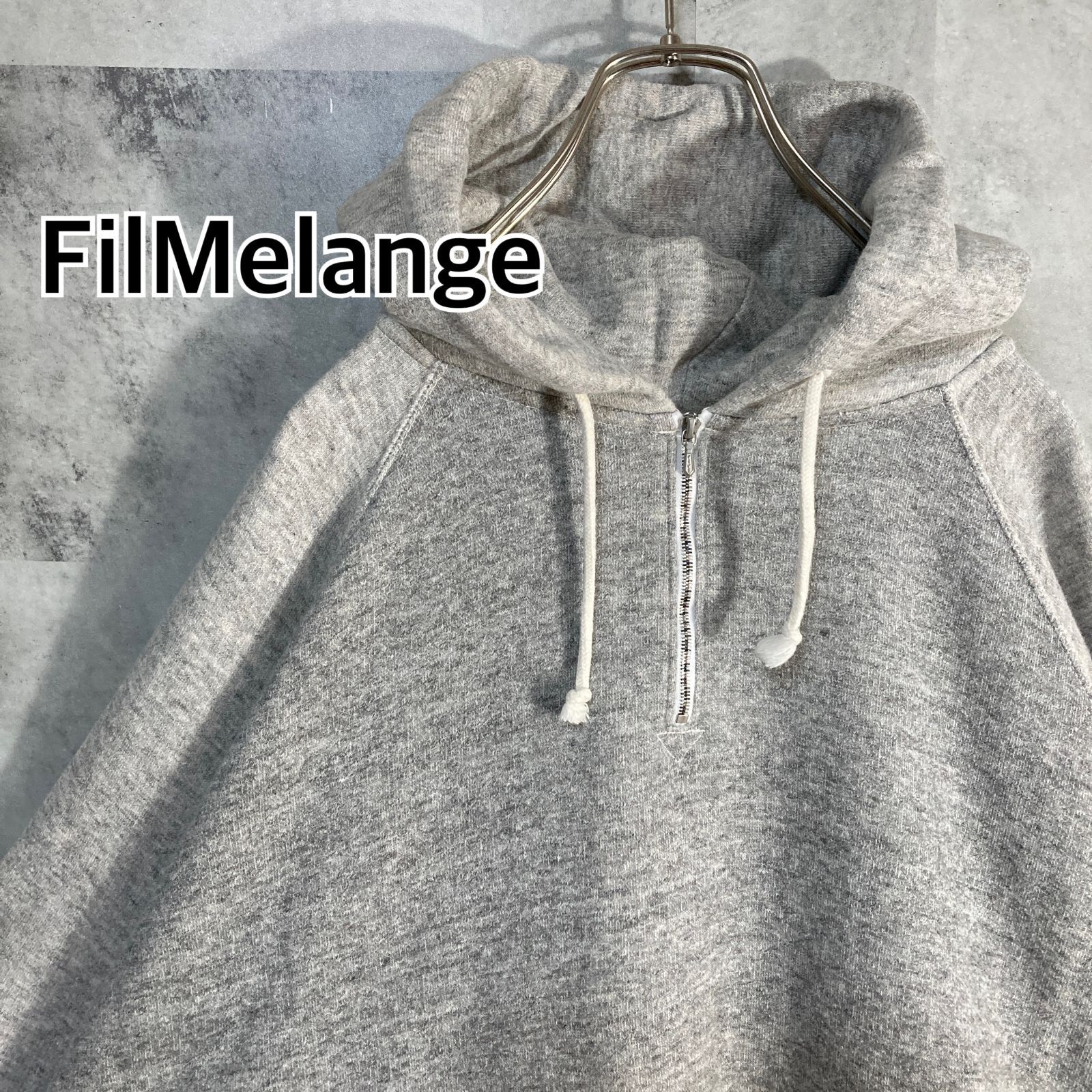 日本製 FilMelange フィルメランジェ スウェットパーカー ポンチョ