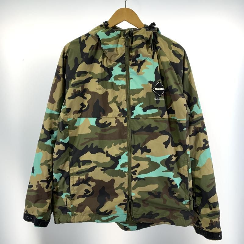 中古】F.C.Real Bristol ナイロンジャケット サイズL カモフラ