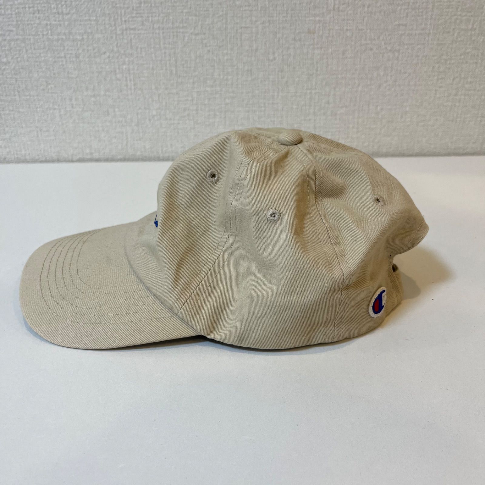 champion チャンピオン ベージュ ロゴキャップ フリーサイズ