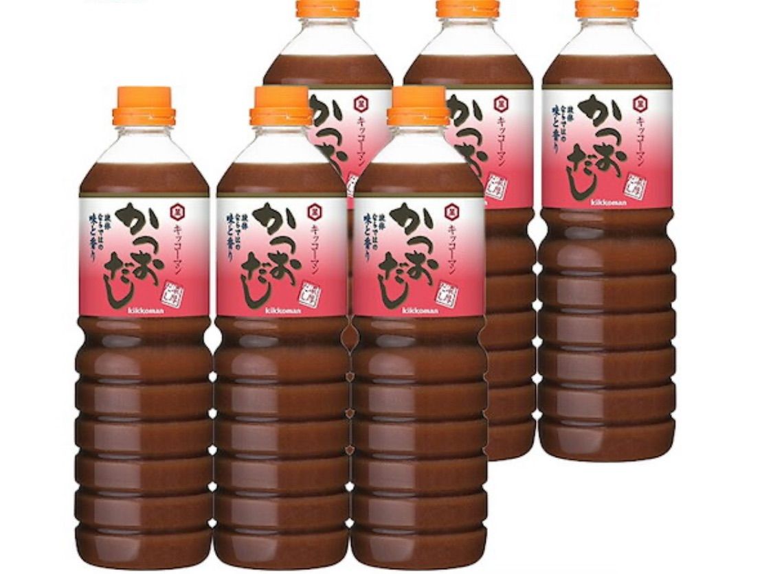 特売 キッコーマンかつおだし 1L×6本入り