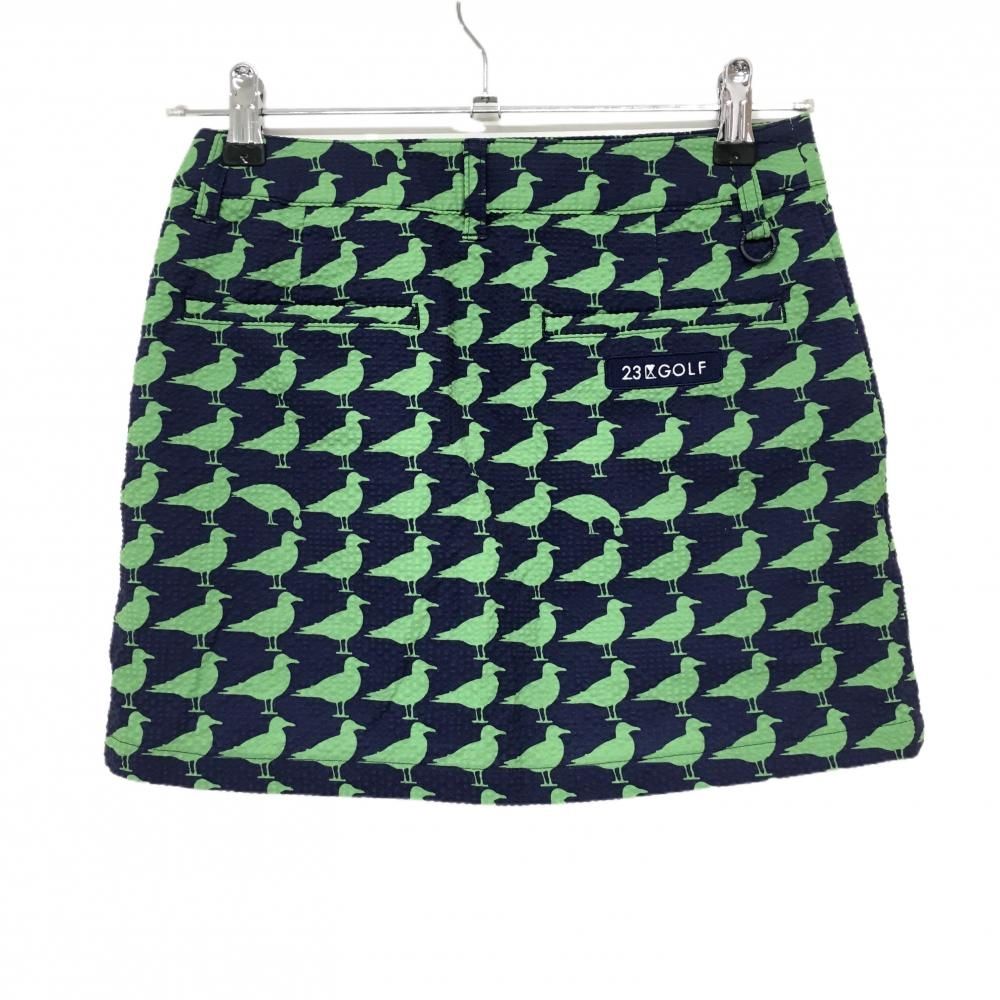 美品】ラッセルノ スカート イエロー系×ブルー 花柄 内側インナー