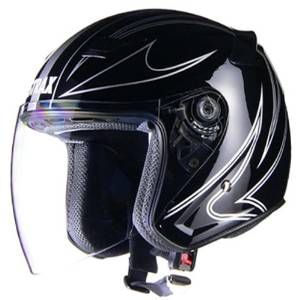 【新品・5営業日で発送】リード工業 ＬＥＡＤ ＳＴＲＡＸ ジェットヘルメット ＳＪ－９ ＬＬサイズ ブラック （１９１０ｂｏ）