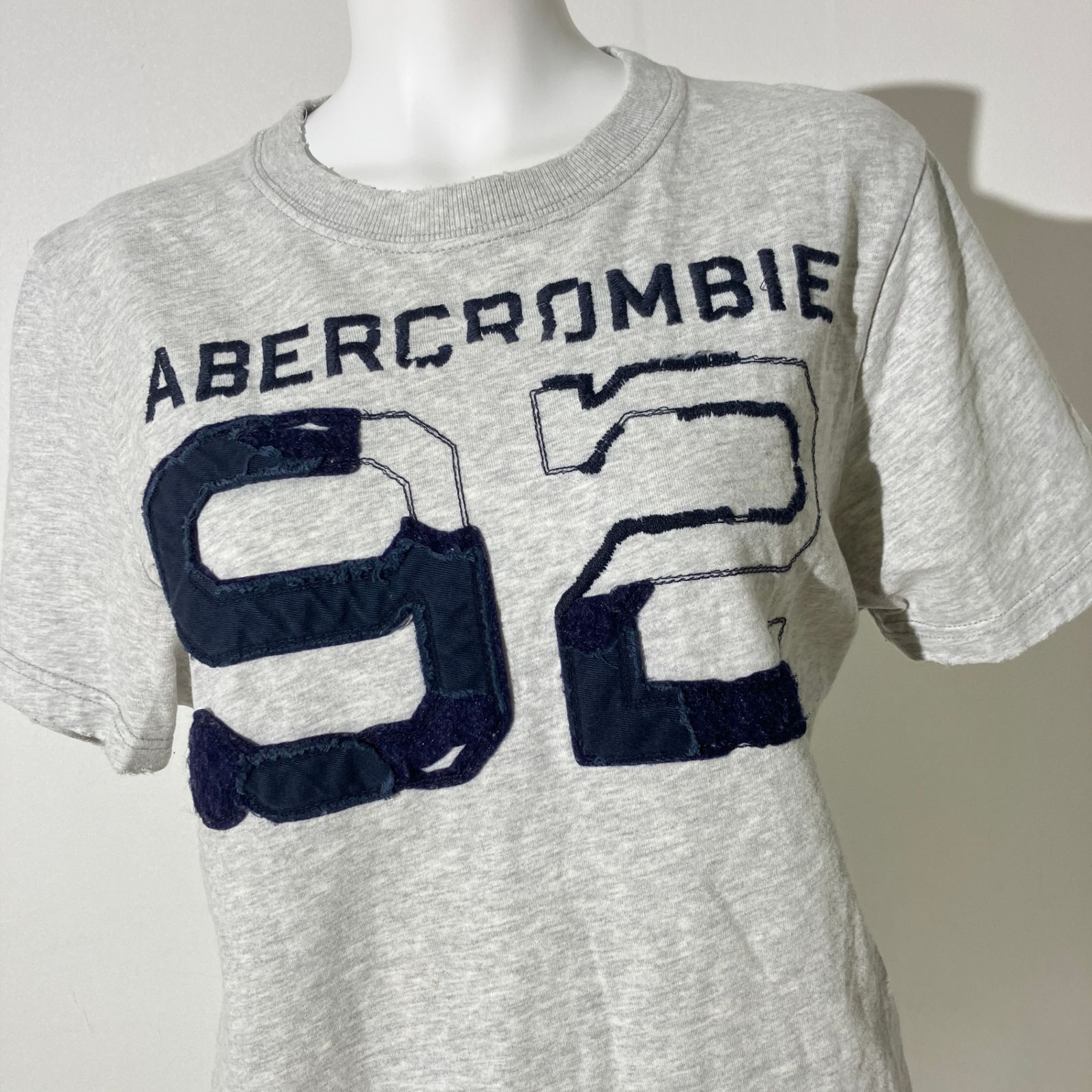 アメカジ】ABERCROMBIE & FITCH 半袖 フロントナンバリング Tシャツ