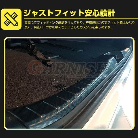 ALPHARD VELLFIRE30 15-18後期用 カーボン調光沢リアインナーパネル 車体保護 ドレスアップ FFCRYSTALESIA_COM
