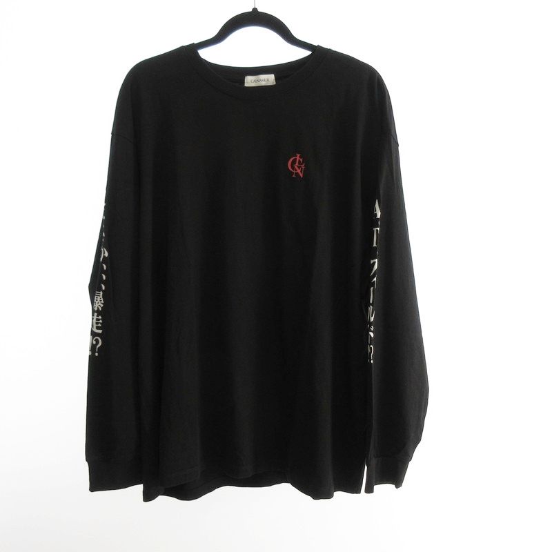 【姫路東店】 中古 Calnamur ×新世紀ヱヴァンゲリヲン 長袖Ｔシャツ KOUKAKU LONGSLEEVE TSHIRT 592422740201 ブラック サイズ：XL 【109】 姫路東店】 中古 Calnamur カルナムール ×新世紀