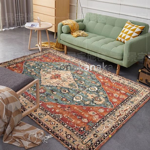 レトロ アメリカ式 豪華 家庭用カーペット 超人気 寝室 カーペット玄関マット|ウィルトン|滑り止め付160cm*230cm