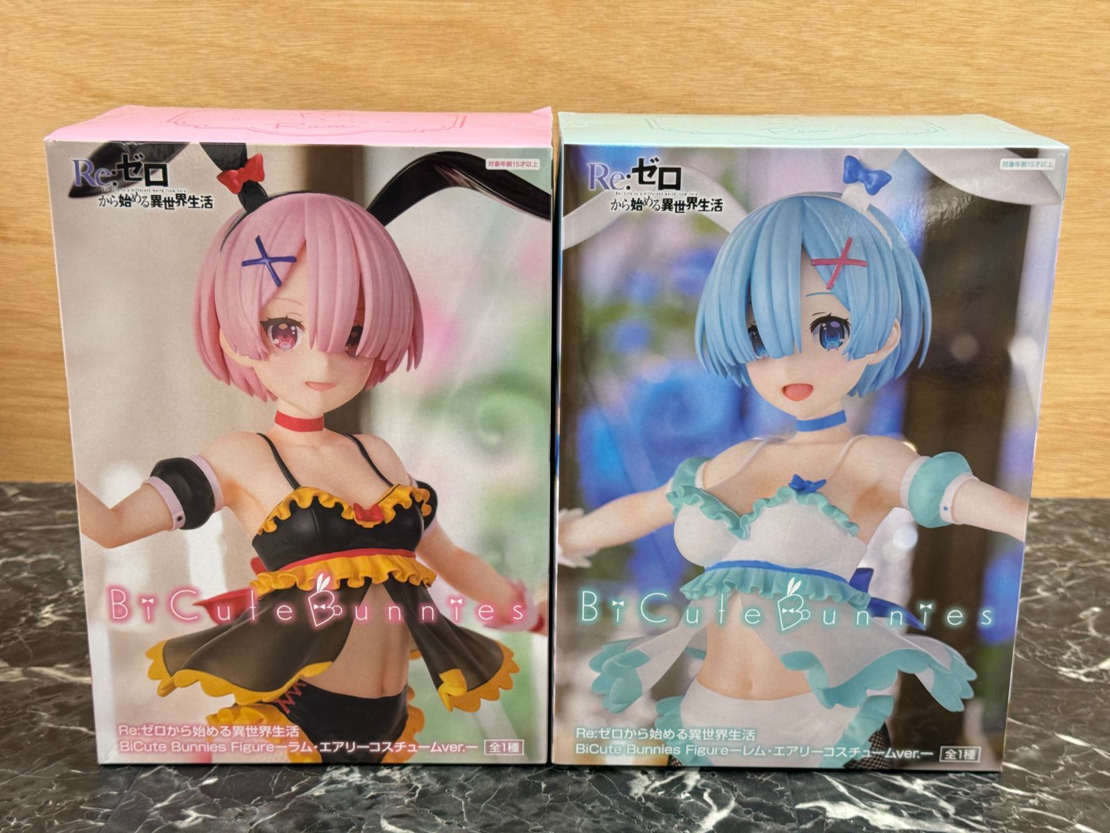 27.Re:ゼロから始める異世界生活 BiCute Bunnies Figure レム・ラム