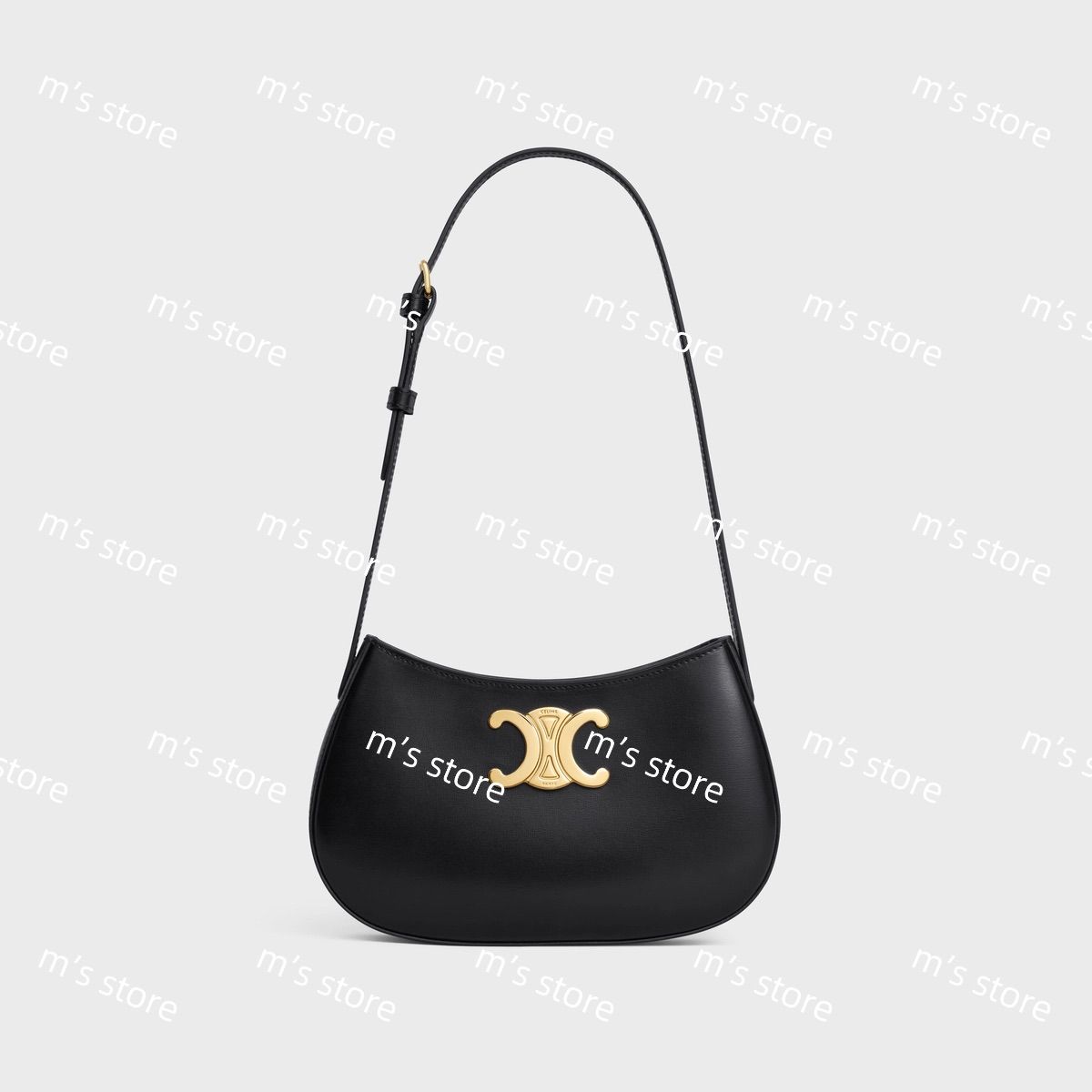 CELINE バックロゴフーディー ブラック Mサイズ