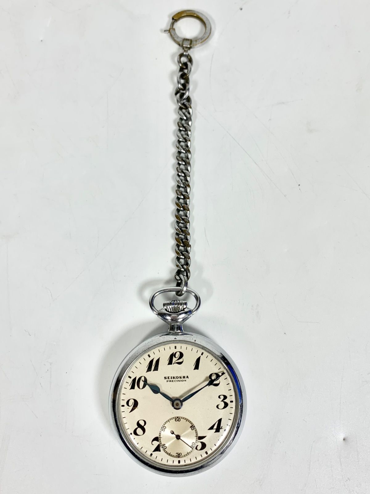 現状品】SEIKO セイコー SEIKOSHA 1957年製 プレシジョン 手巻き 鉄道