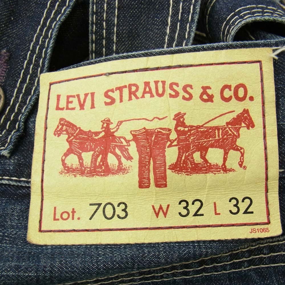 Levi's リーバイス 703 サスペンダー付 ジップフライ ストレート
