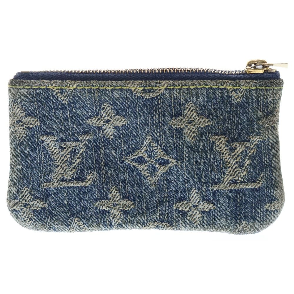 LV × TM カードキーケース ポシェット・クレ モノグラム・デニム｜ルイ