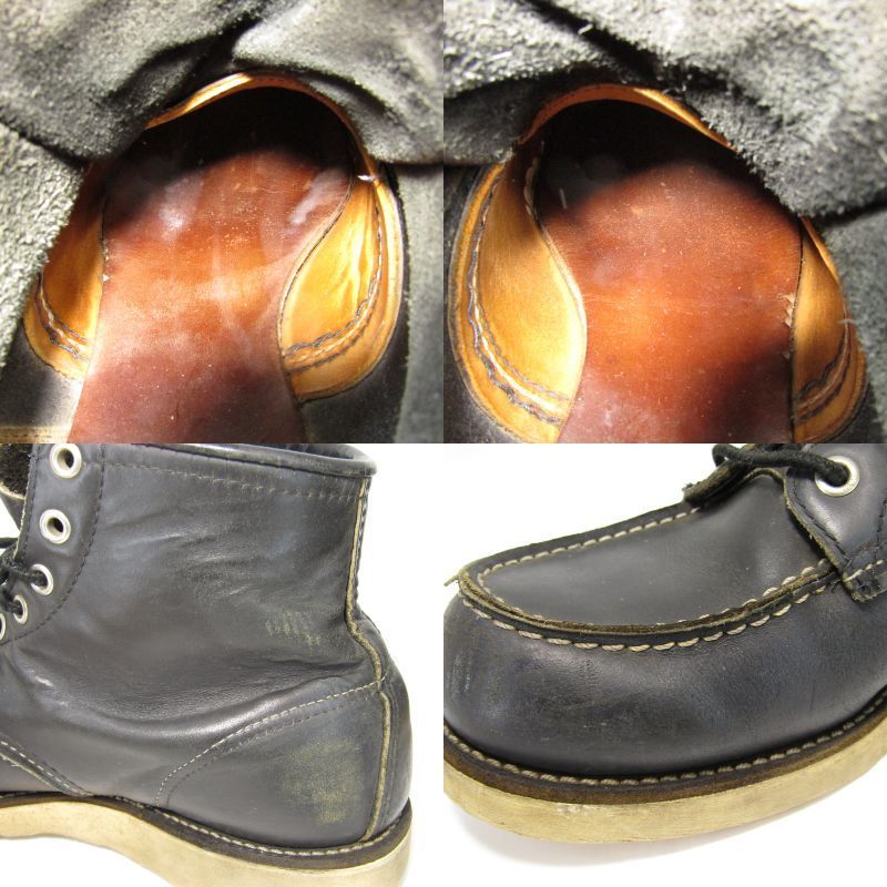 REDWING レッドウィング US7.5E 25.5cm モックトゥ 8179 刺繍羽タグ