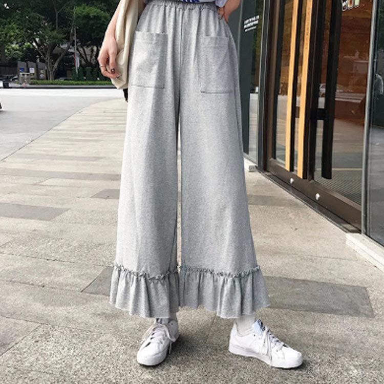 ロングパンツ ガウチョパンツ レディース 女性 ボトムス 長