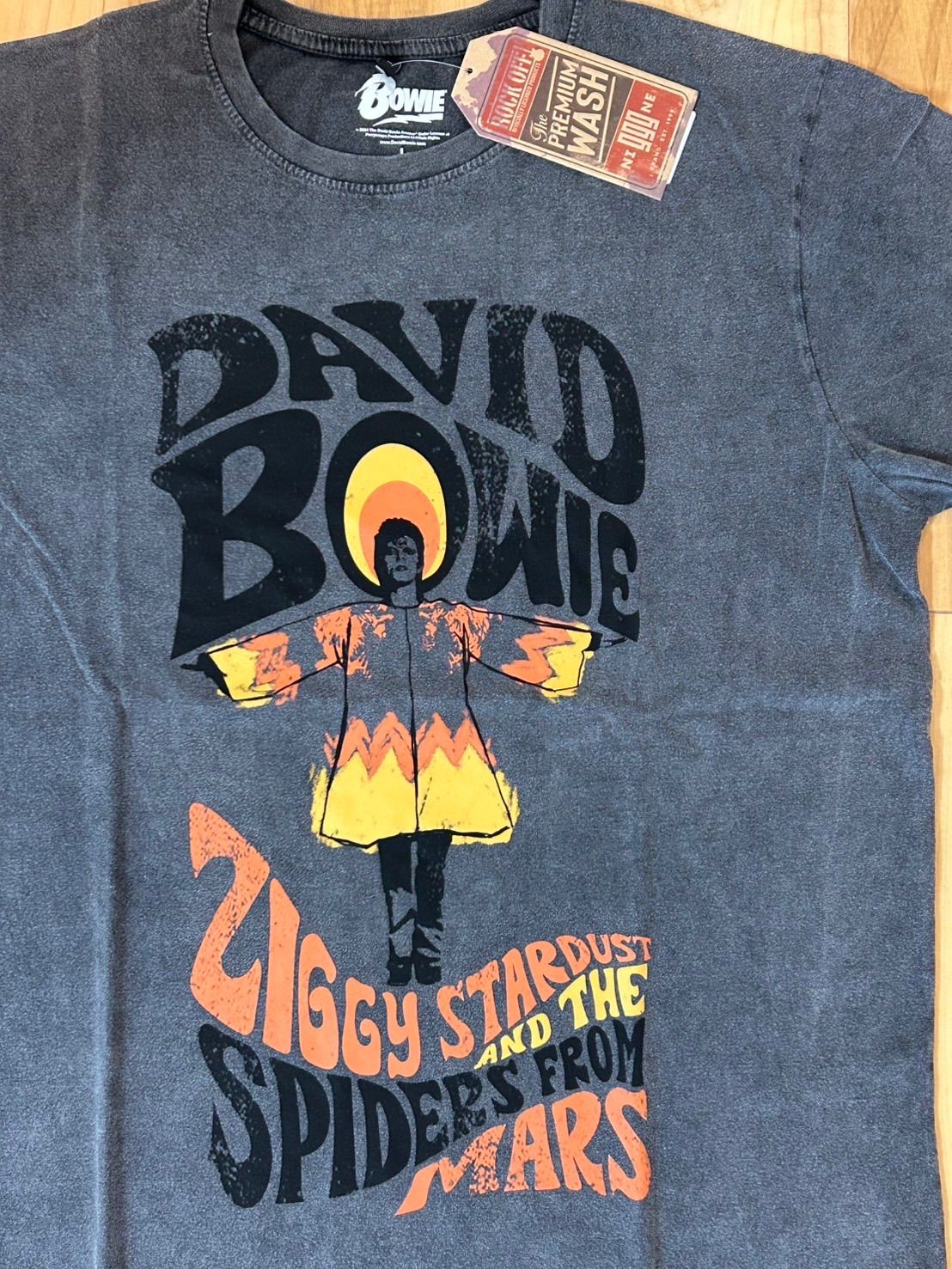David Bowie Stone Wash T-Shirt : Ziggy Stardust - メルカリ