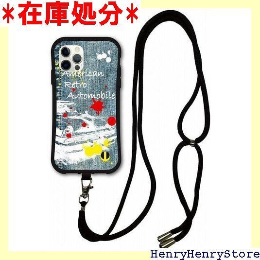 スマホショルダー付 iPhone15 ケース スマホケース i-coronケース アイフォン15互換品カバー 耐衝撃 保護 TPUケース スマホカバー デニム ペンキ レトロ 1259
