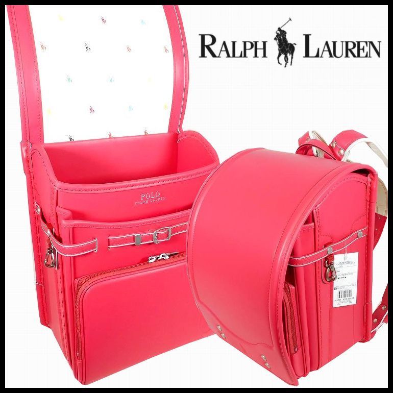 大人気 ラルフローレン ランドセル 女の子用 ローズピンク A4フラット 日本製 POLO RALPH LAUREN 定価110 000円