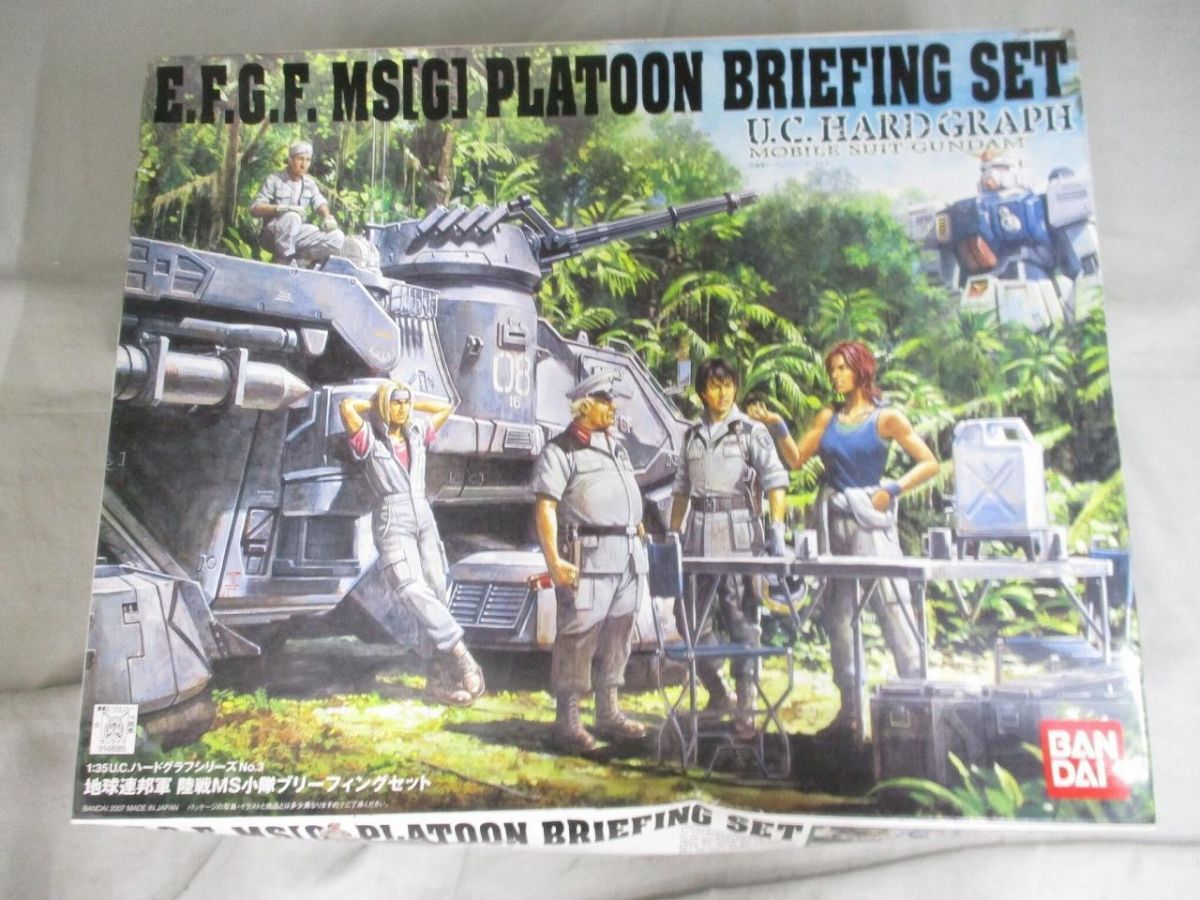 ホビー バンダイ 機動戦士ガンダム 地球連邦軍 陸戦MS小隊 ブリーフィングセット ハードグラフ