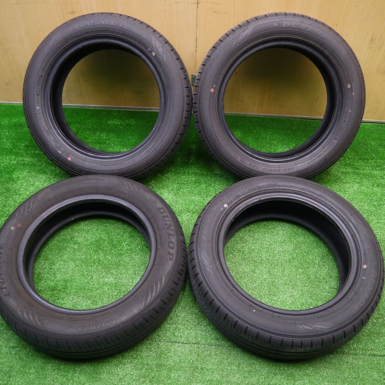 バリ溝 25年 ほぼ10分 155 65R14 ダンロップ エナセーブ EC300 タイヤ 14インチ スペーシア N-BOX タント 等 5101406Hノタ