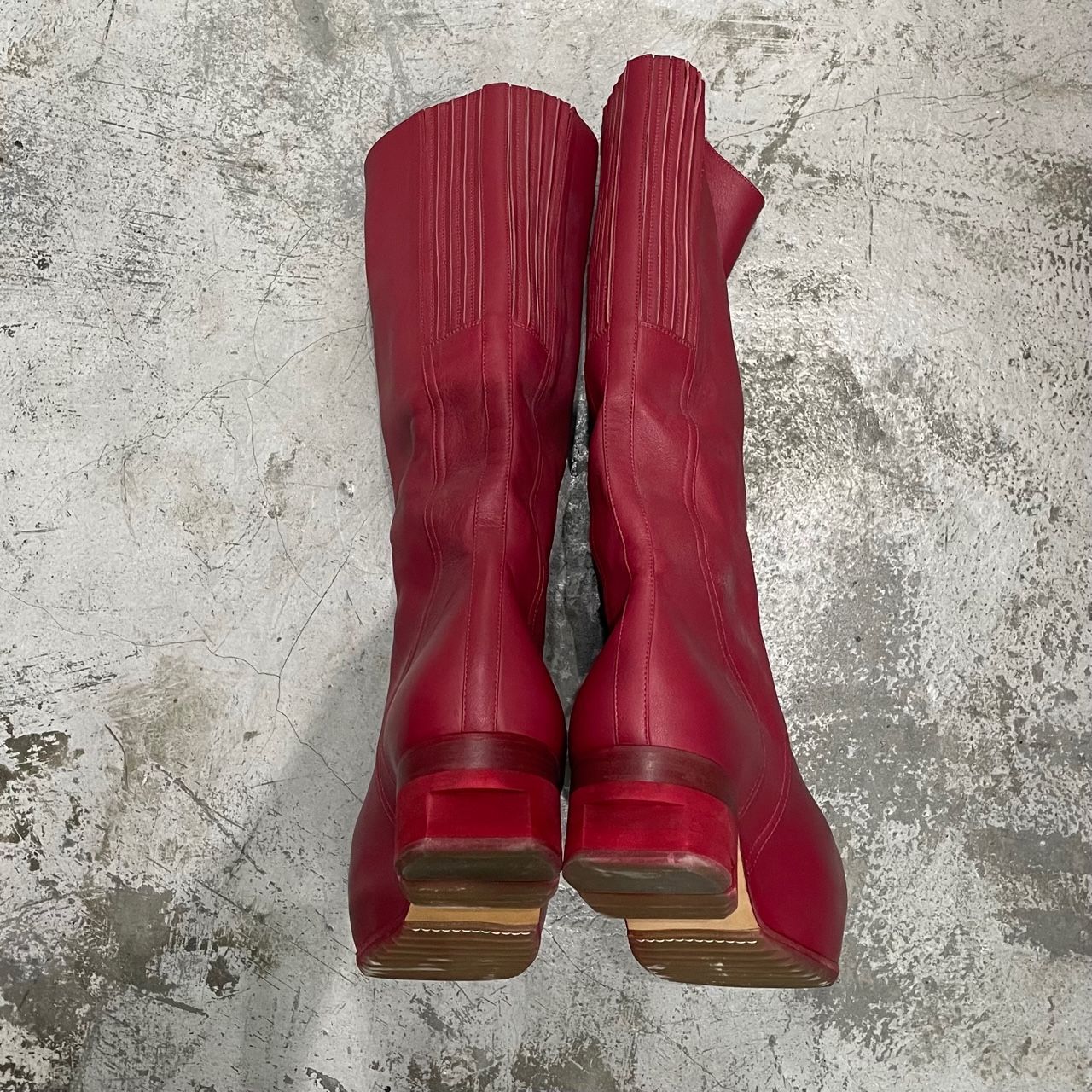 Rick Owens Beatle Ballast Boots サイドゴア レザー ブーツ Rick Owens Beatle Ballast Boots サイドゴア レザー ブーツ