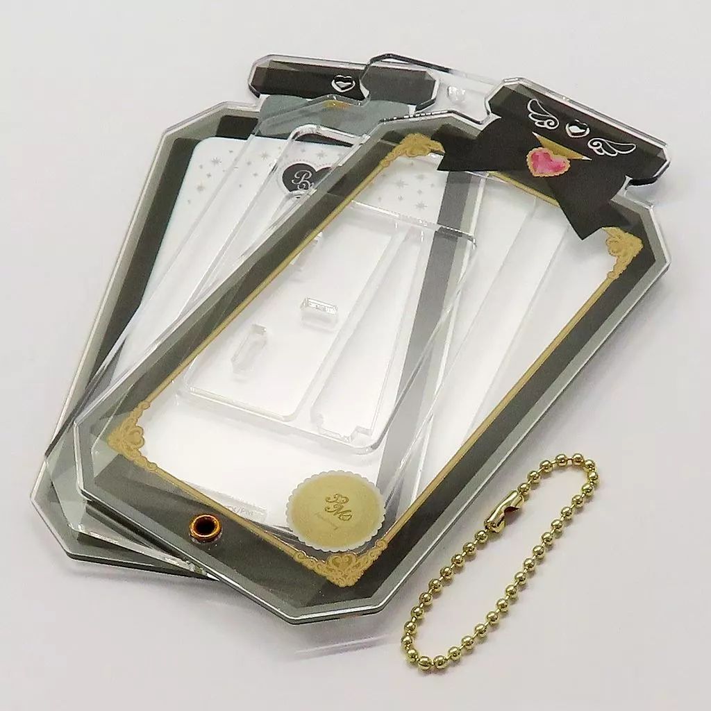 【中古】収納・携帯用アイテム ブラック アクリルカードケース 「ワッチャプリマジ!×fanfancy+」