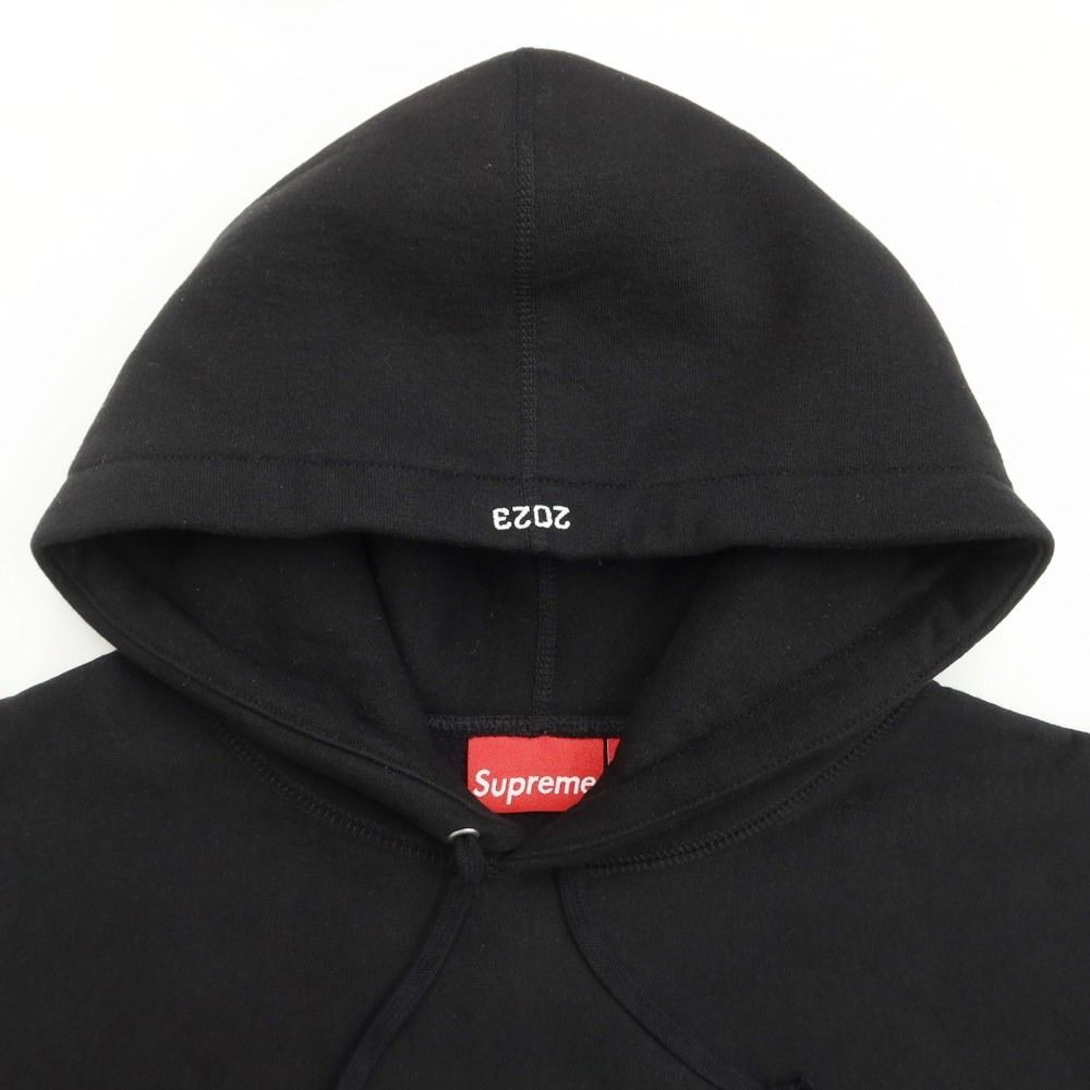 【中古】シュプリーム Supreme 2023年春夏 Motion Logo Hooded Sweatshirt コットンポリエステル プルオーバー  パーカー ブラック【サイズM】【メンズ】