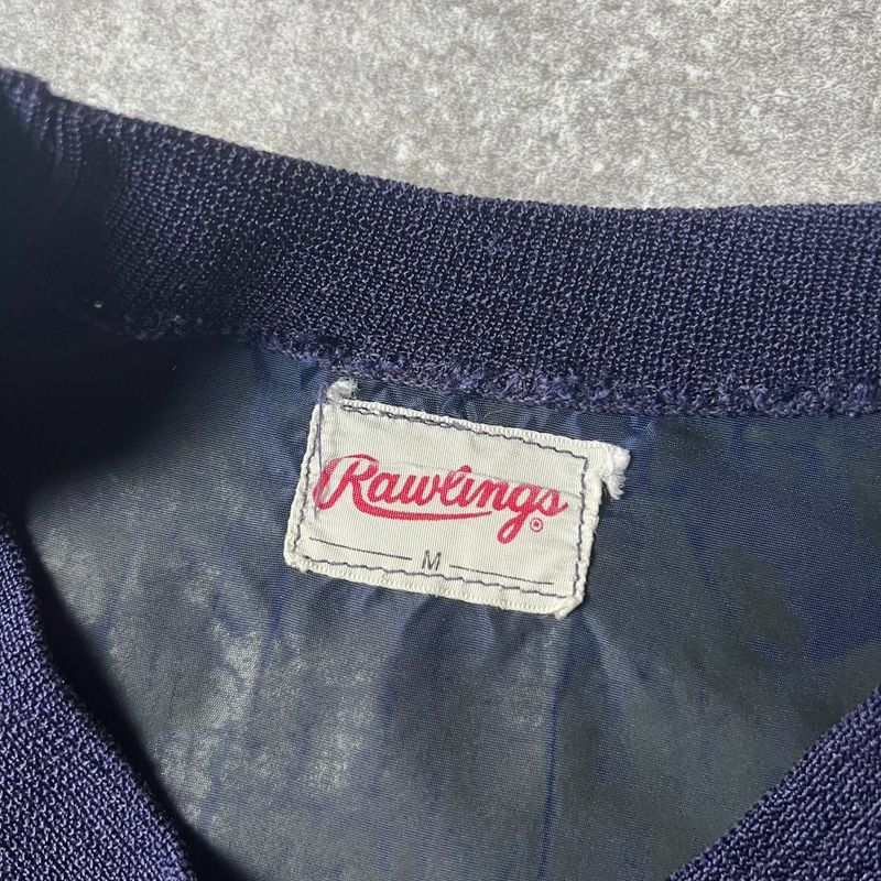 70s Rawlings 無地 プルオーバー ナイロン ジャケット M / 70