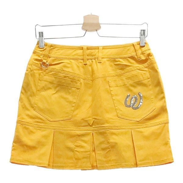 M.U SPORTS エムユースポーツ プリーツスカート ホワイト系 44 ゴルフ