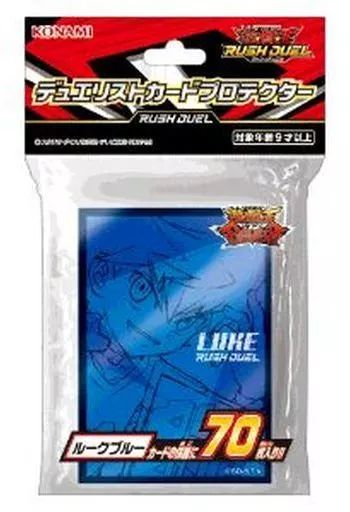 [Used] Supply Yu-Gi-Oh Rush Duel Duelist Card Protector (Sleeve) Luke Blue