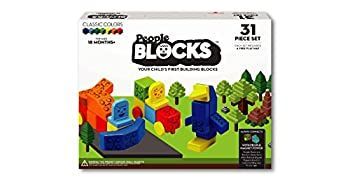【中古】People Blocks Classic Colour 31 pc set