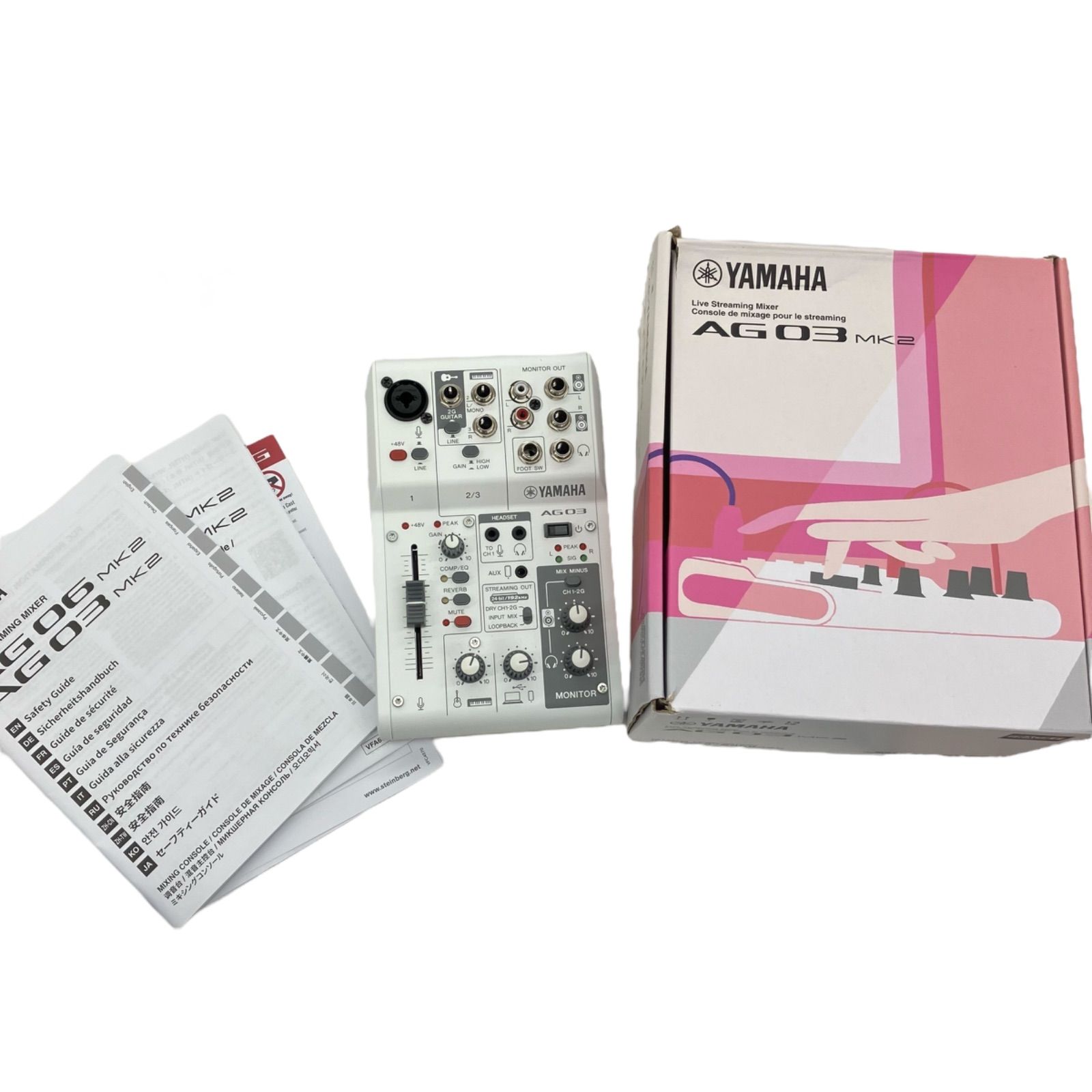 186000 現状品 YAMAHA オーディオインターフェース AG03Mk2